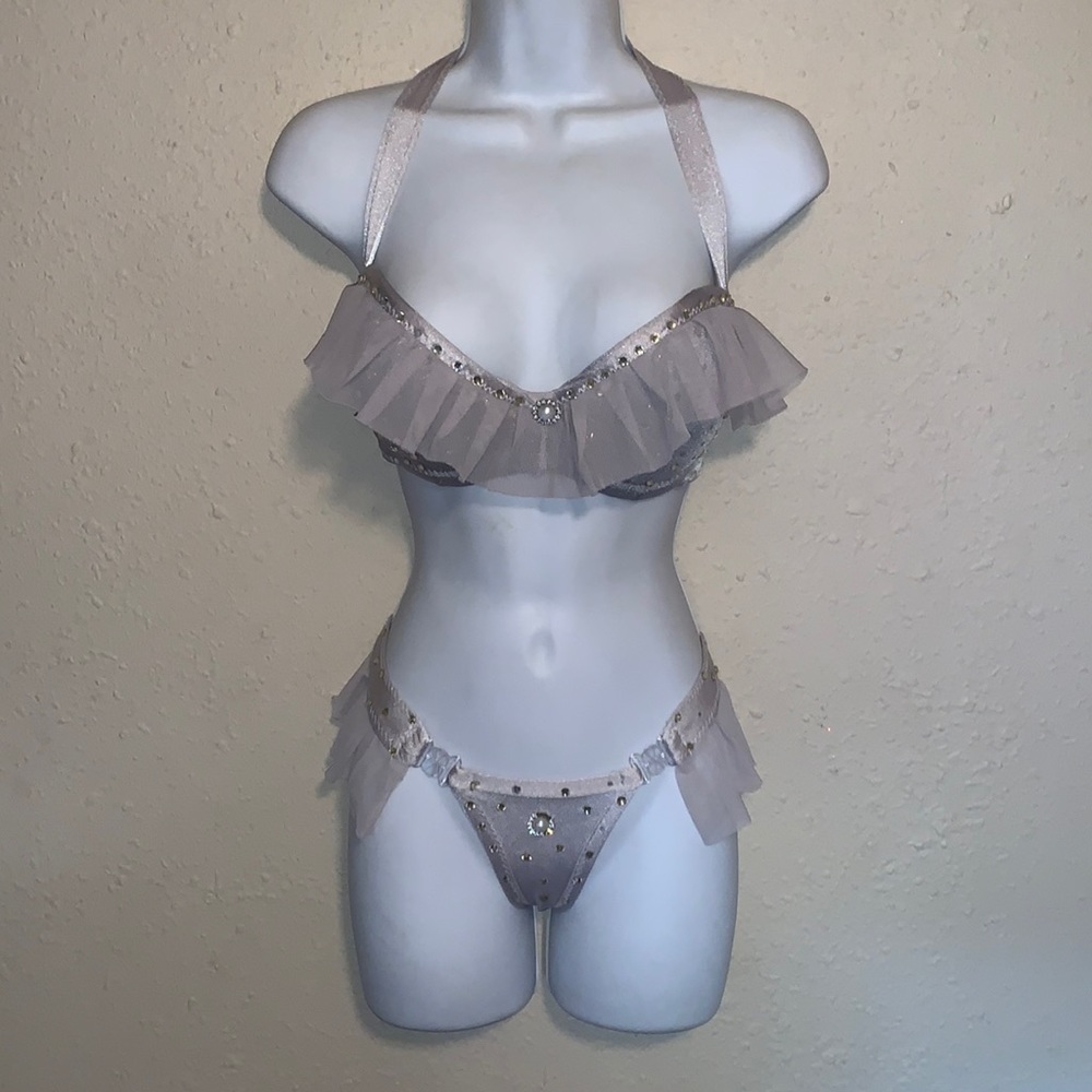 Swim/Dance-wear beautiful two piece set HAND MADE